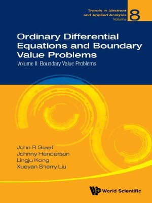 cover image of Ordinary Differential Equations and Boundary Value Problems--Volume Ii